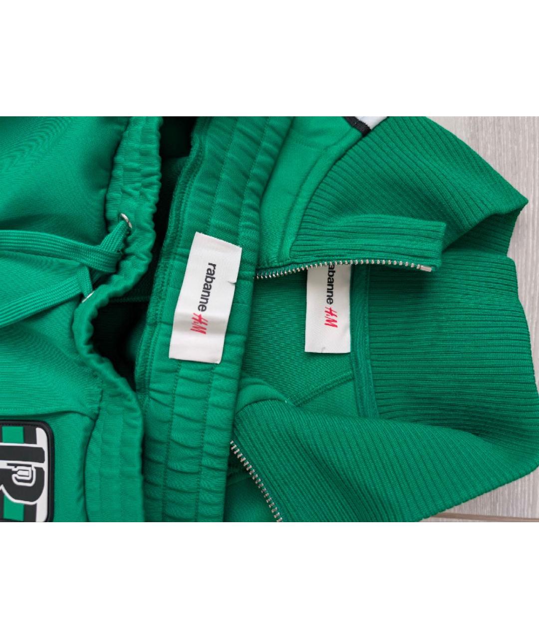 PACO RABANNE Зеленый полиэстеровый костюм с брюками, фото 6