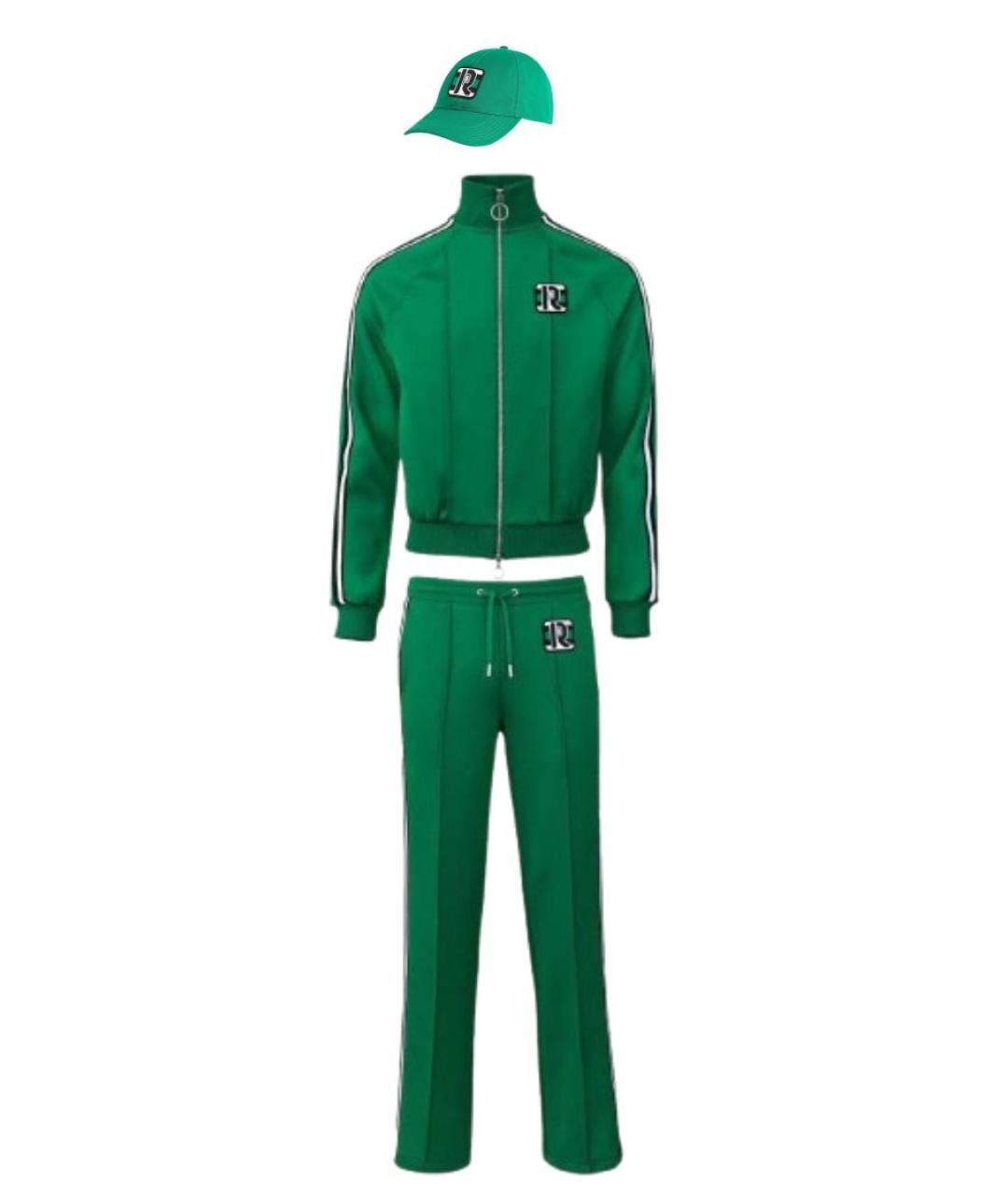 PACO RABANNE Зеленый полиэстеровый костюм с брюками, фото 9