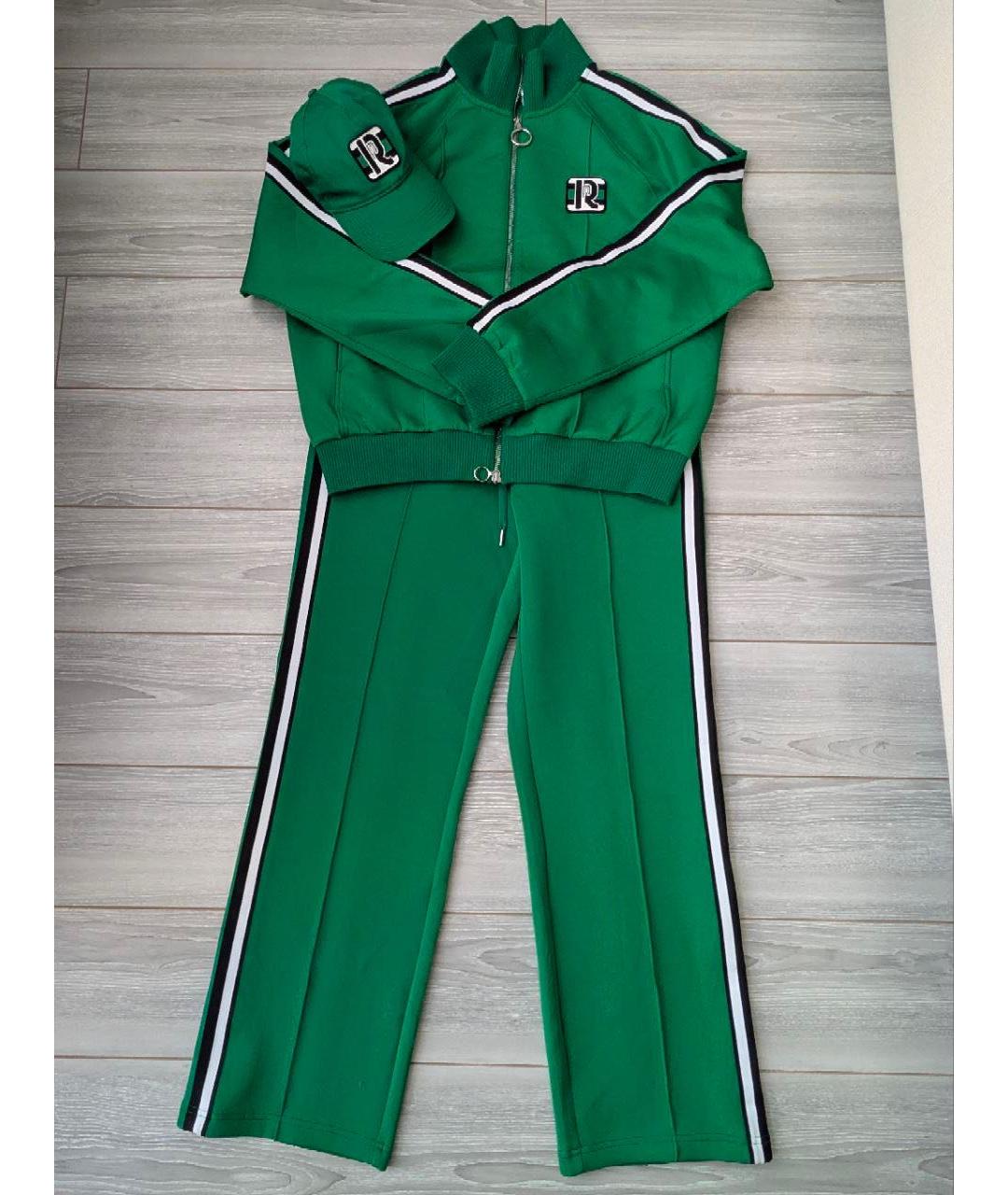 PACO RABANNE Зеленый полиэстеровый костюм с брюками, фото 7