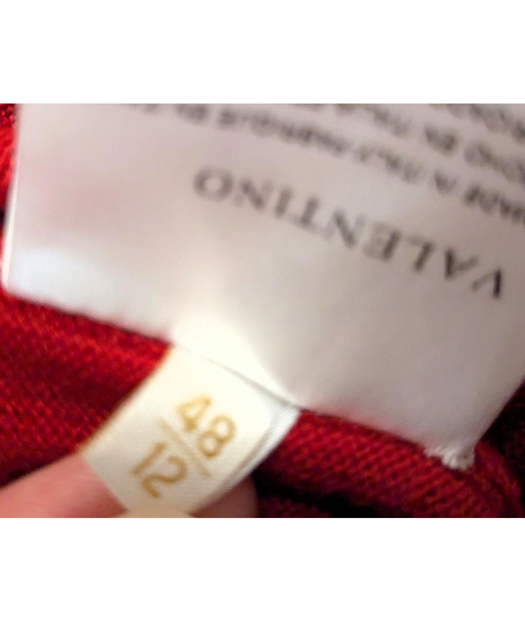 VALENTINO Красная шерстяная жилетка, фото 6