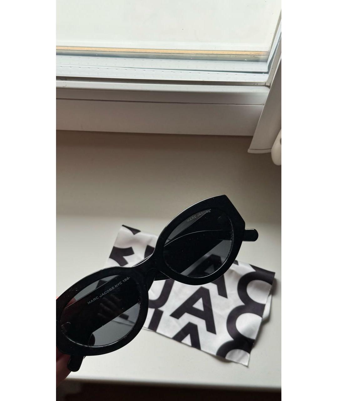 MARC JACOBS Черные пластиковые солнцезащитные очки, фото 2