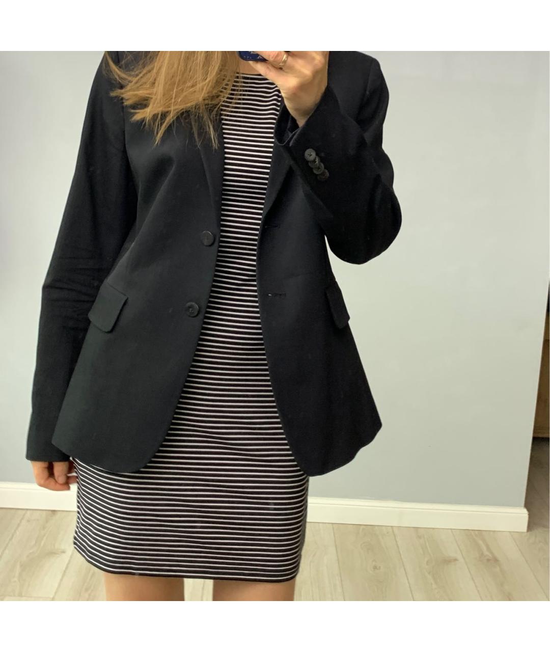 ARMANI EXCHANGE Серое вискозное повседневное платье, фото 4
