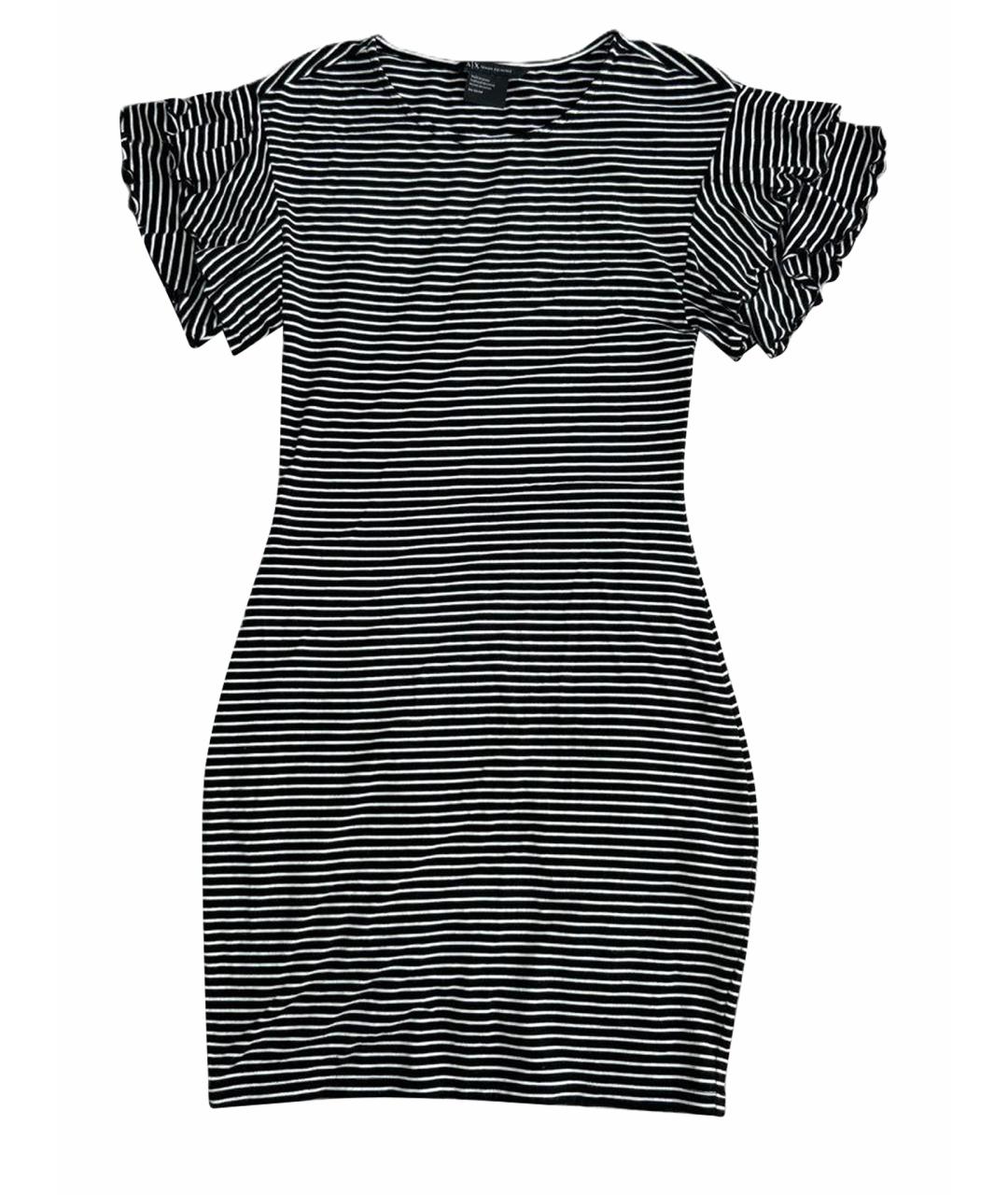 ARMANI EXCHANGE Серое вискозное повседневное платье, фото 1