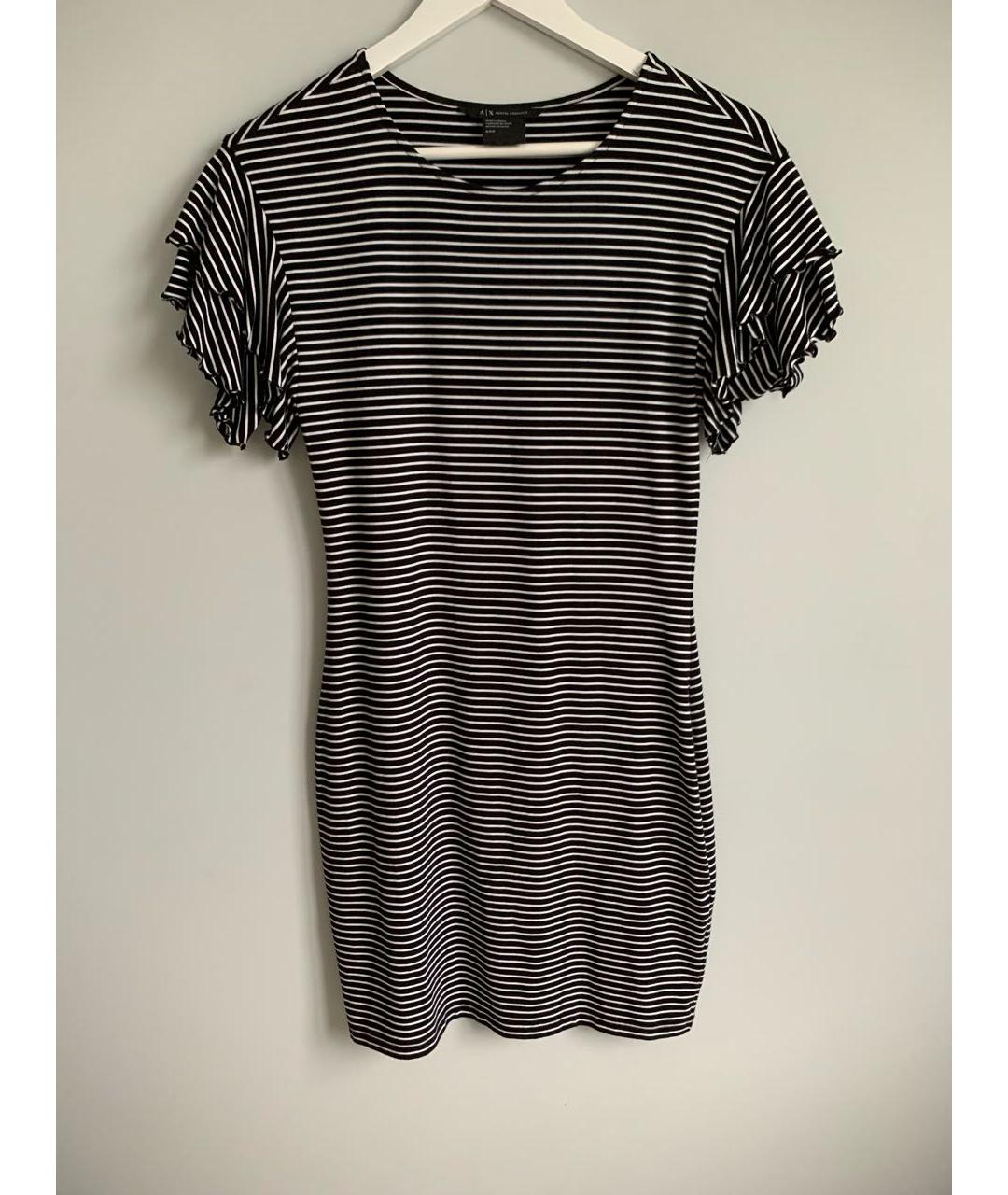 ARMANI EXCHANGE Серое вискозное повседневное платье, фото 6