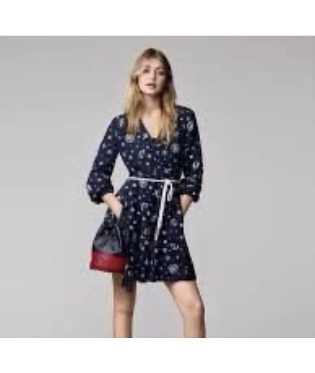 TOMMY HILFIGER Темно-синее платье, фото 3