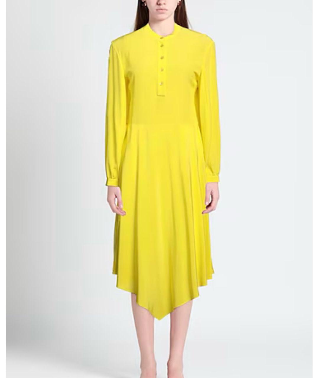 STELLA MCCARTNEY Желтое повседневное платье, фото 4
