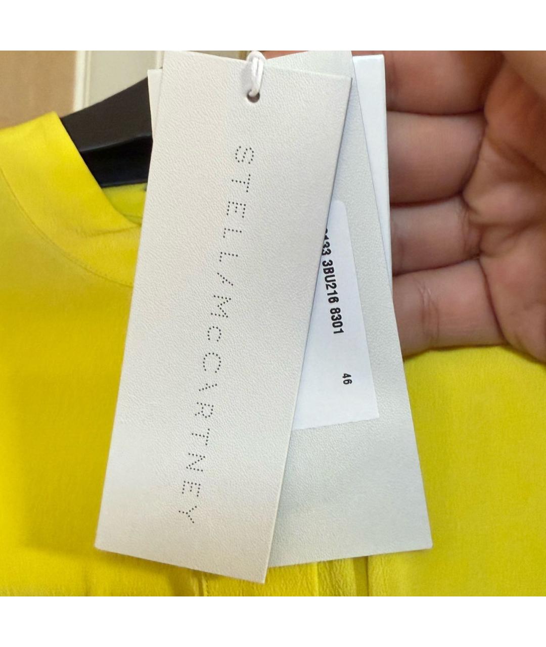 STELLA MCCARTNEY Желтое повседневное платье, фото 3