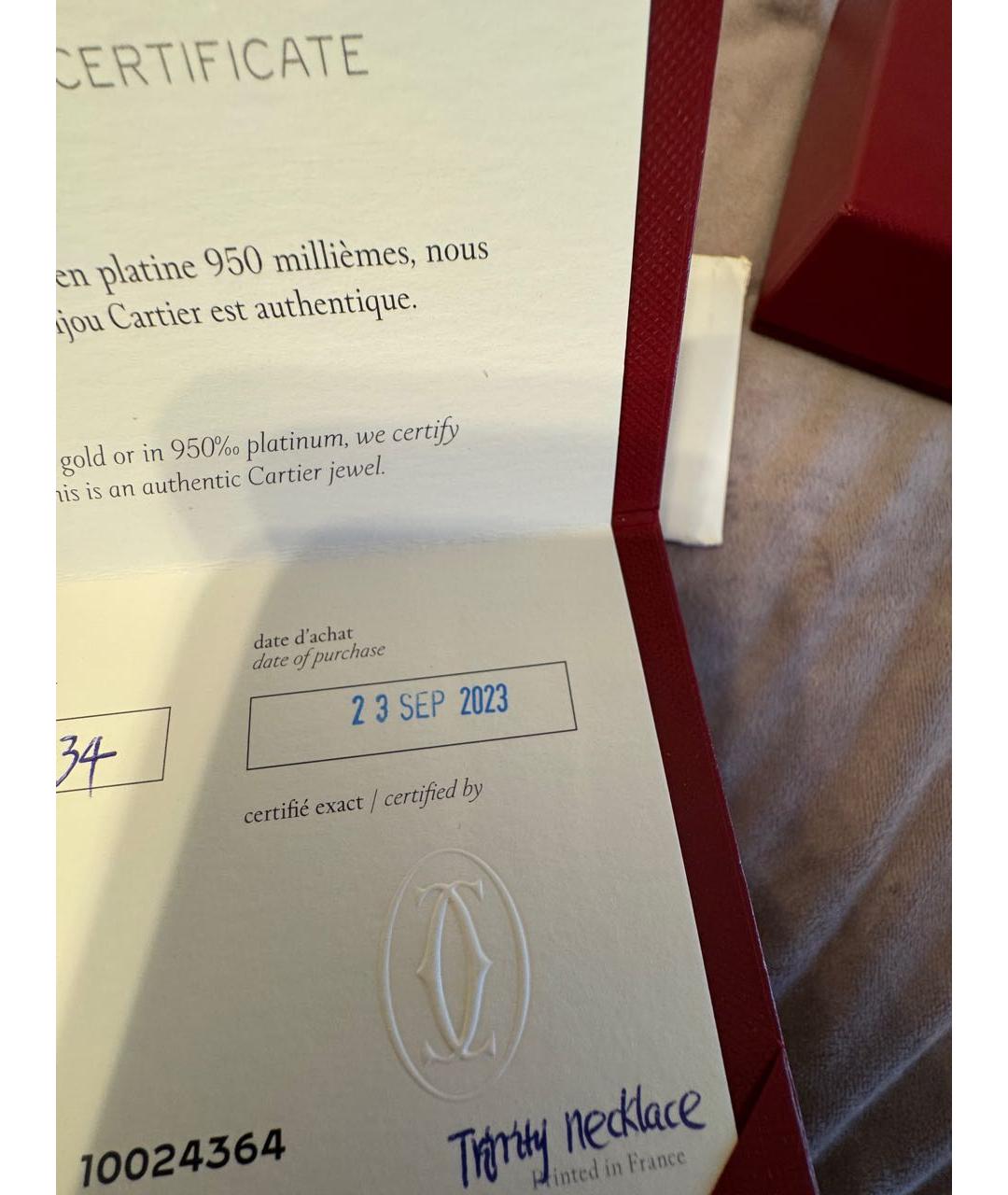 CARTIER Золотое колье из желтого золота, фото 6