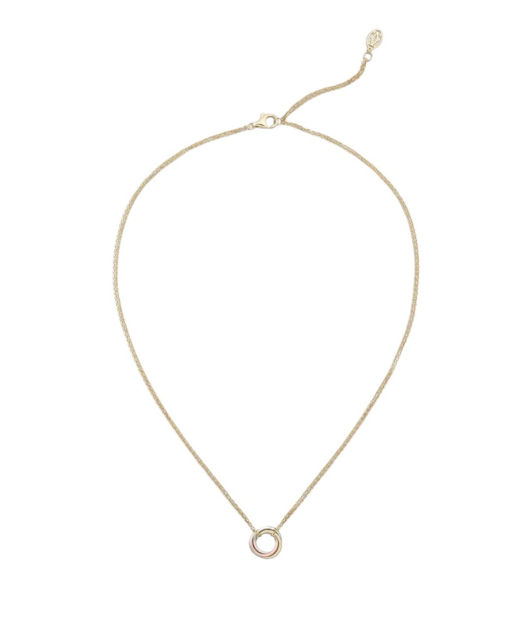 CARTIER Золотое колье из желтого золота, фото 1