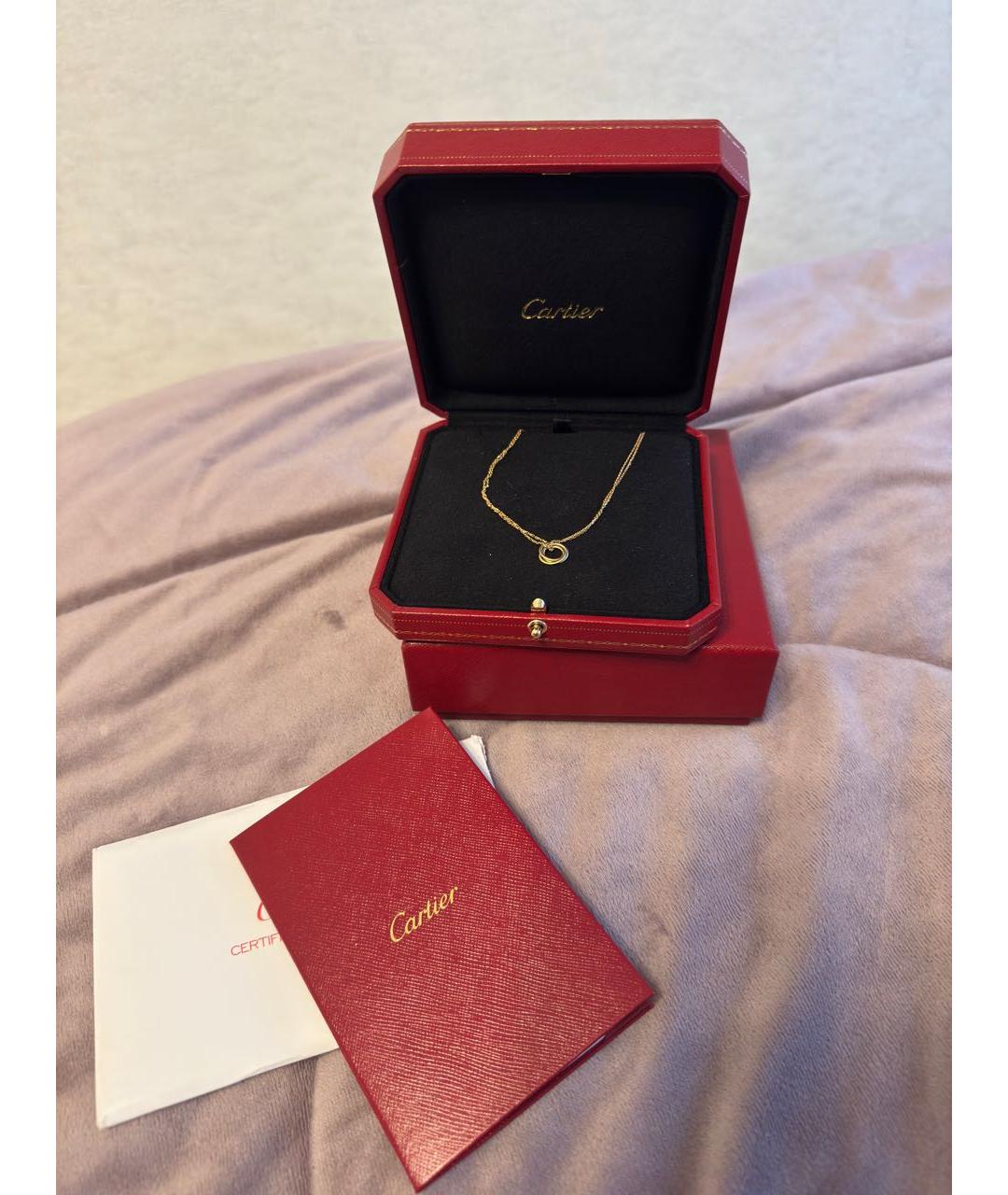CARTIER Золотое колье из желтого золота, фото 2