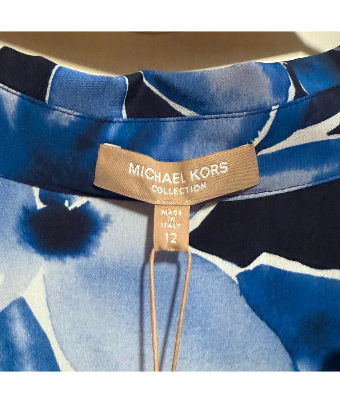 MICHAEL KORS Синее повседневное платье, фото 4