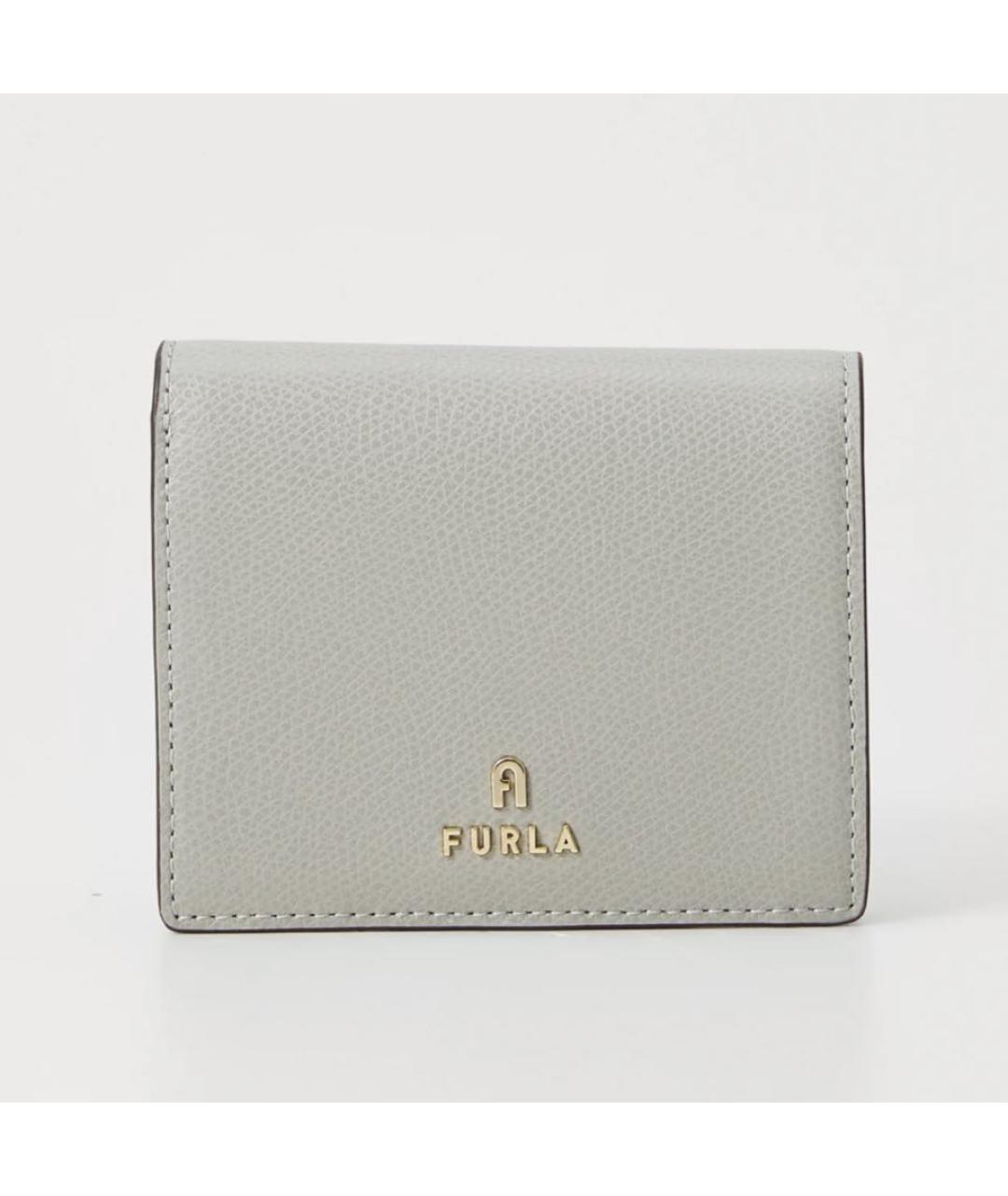 FURLA Бежевый кожаный кошелек, фото 5