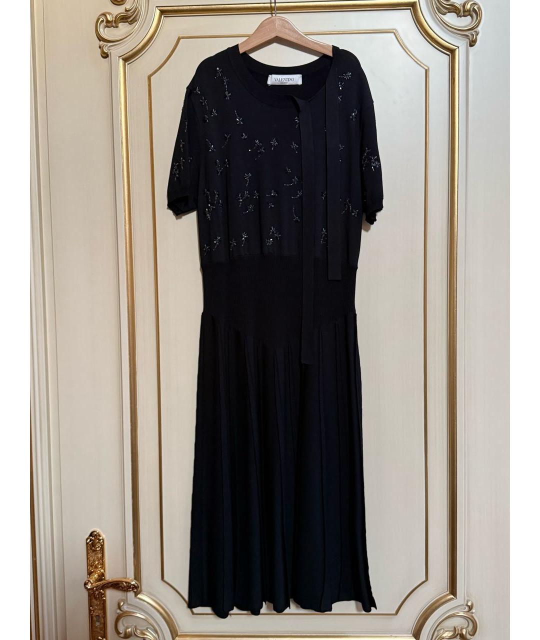 VALENTINO Черное вечернее платье, фото 7