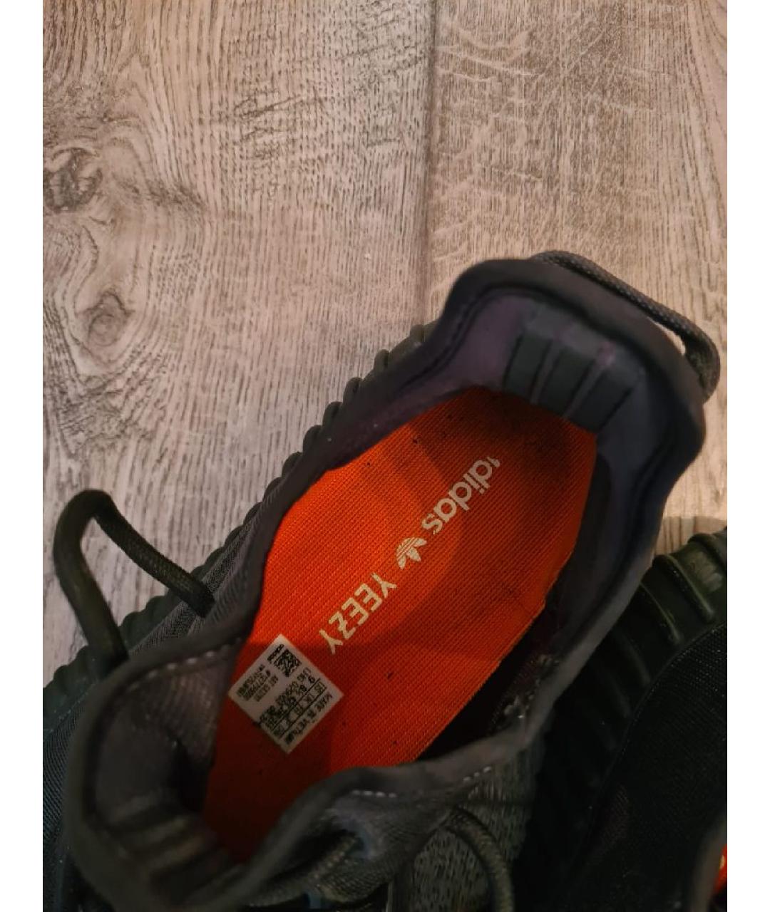 ADIDAS YEEZY Черные текстильные кроссовки, фото 6