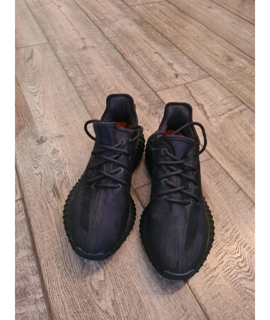 ADIDAS YEEZY Черные текстильные кроссовки, фото 2