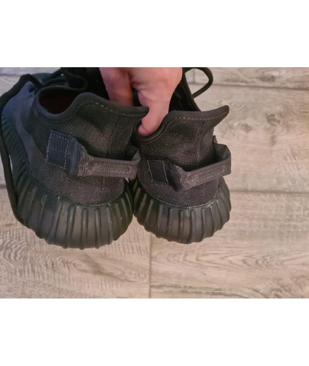 ADIDAS YEEZY Черные текстильные кроссовки, фото 3