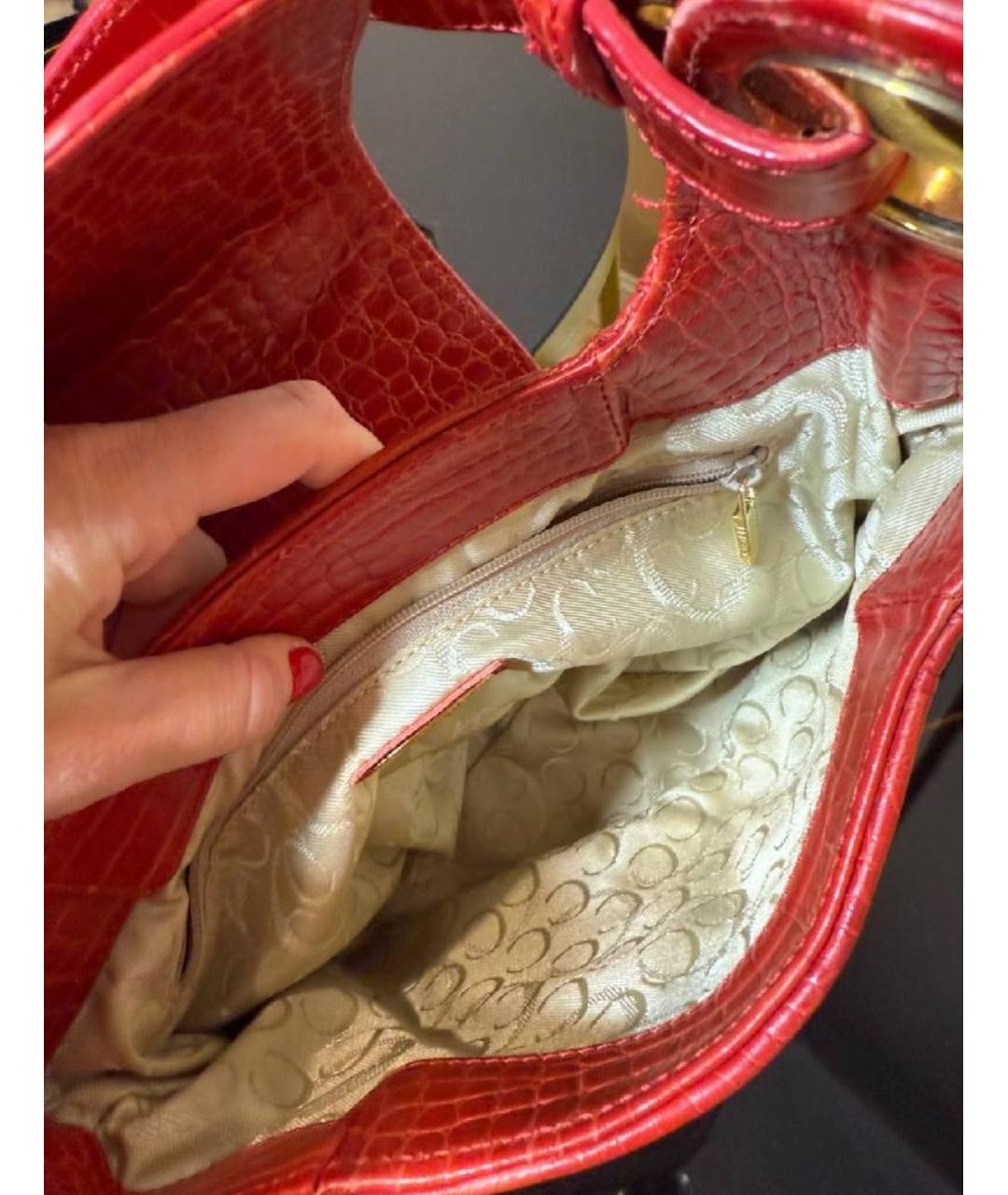 CASADEI Белая кожаная сумка с короткими ручками, фото 5