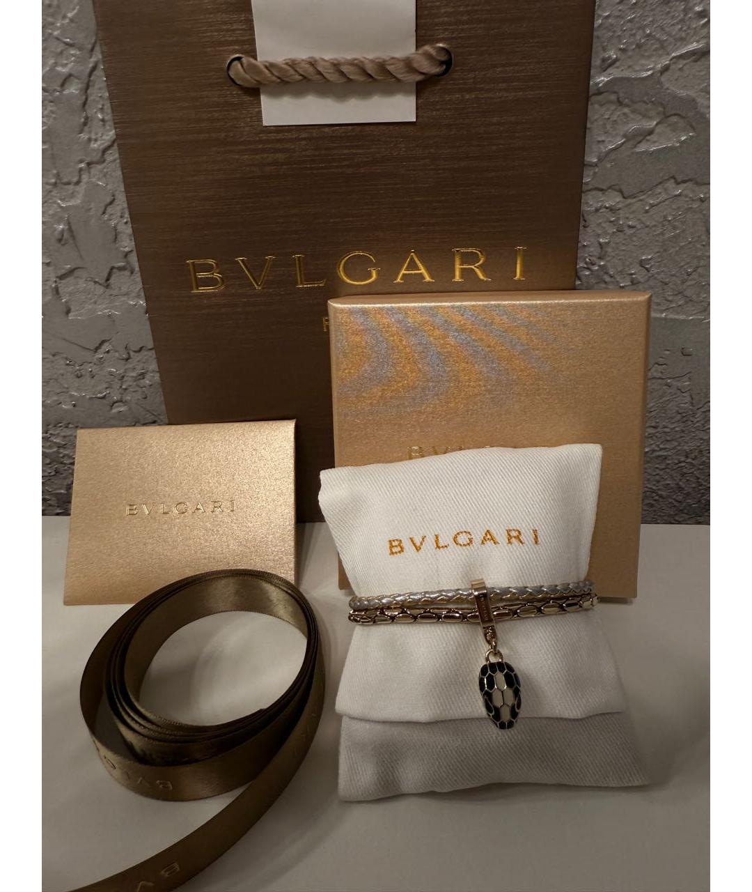 BVLGARI Золотой латунный браслет, фото 6