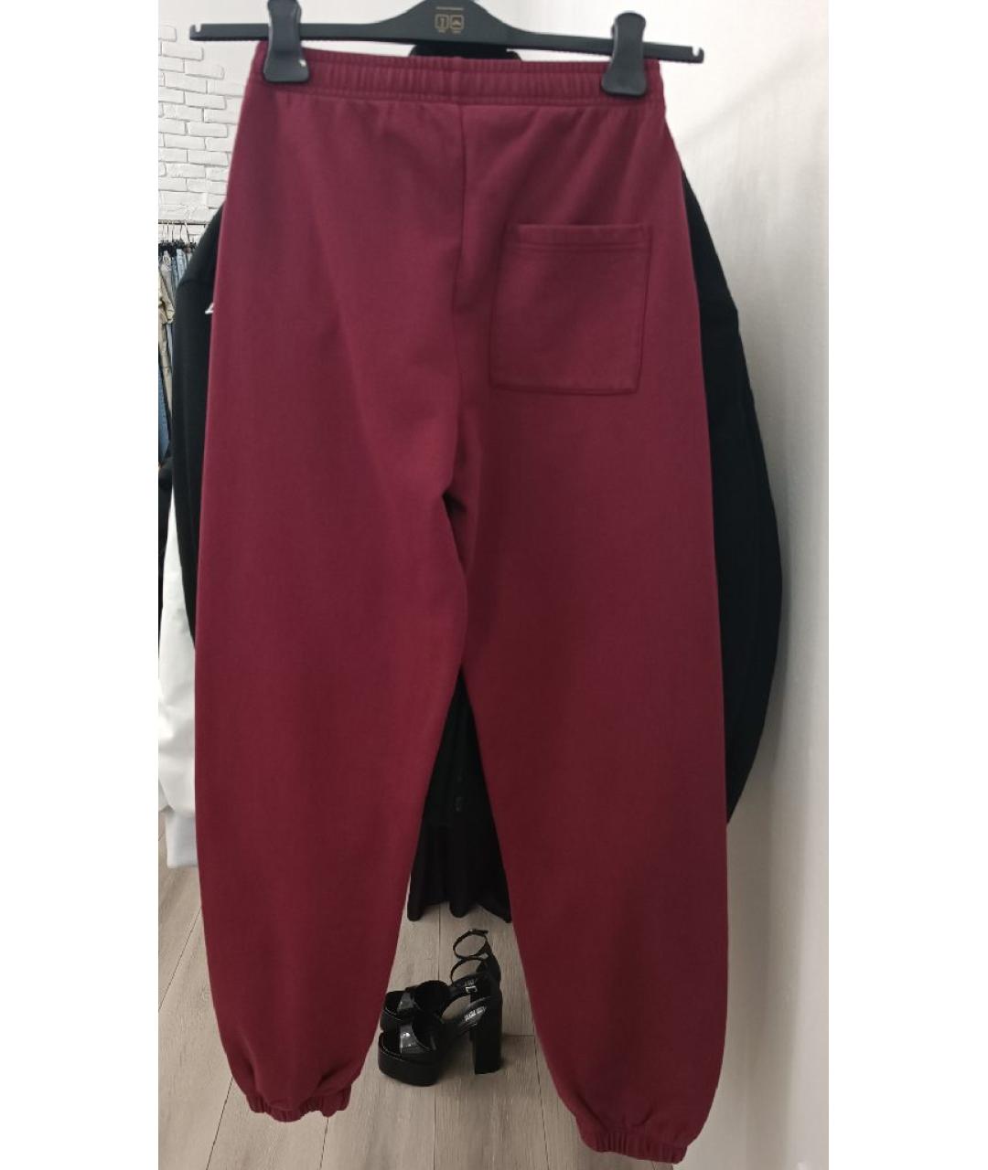 SPORTY AND RICH Бордовый хлопковый спортивные костюмы, фото 4
