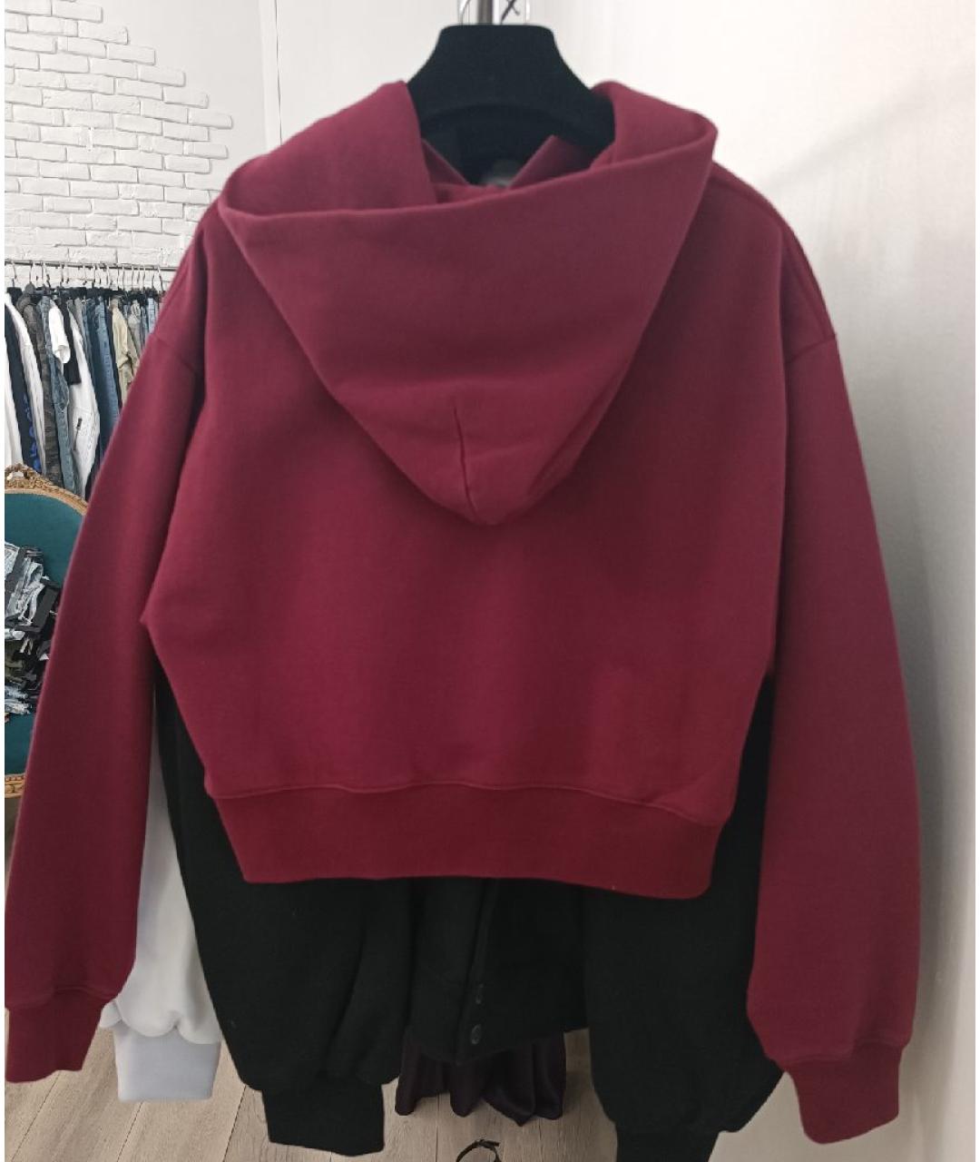 SPORTY AND RICH Бордовый хлопковый спортивные костюмы, фото 2