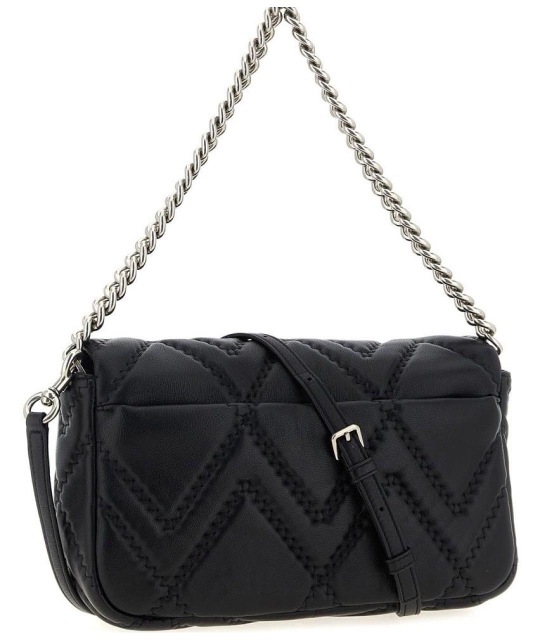 MARC JACOBS Черная кожаная сумка через плечо, фото 2