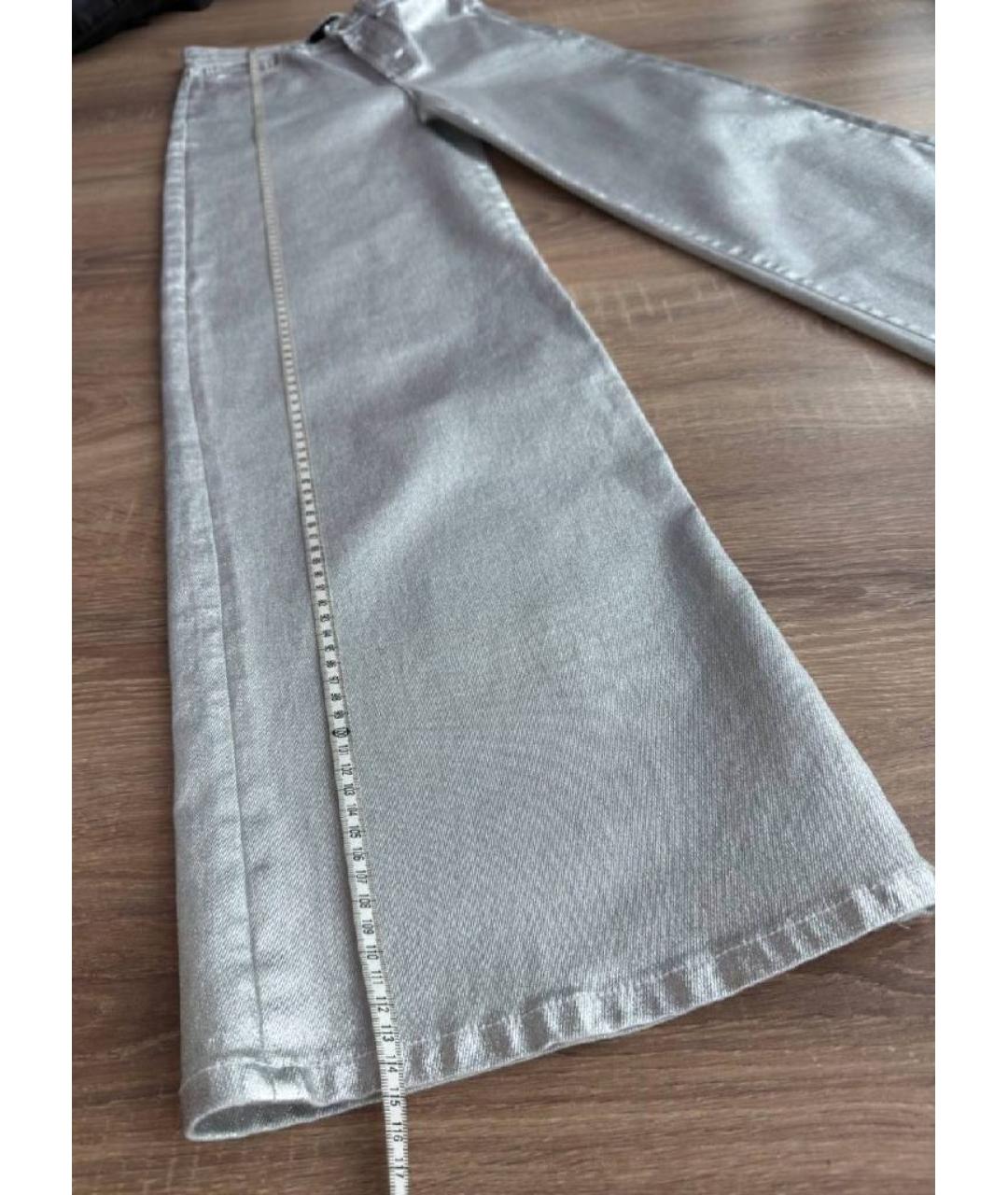 3X1 Белые хлопковые прямые джинсы, фото 5