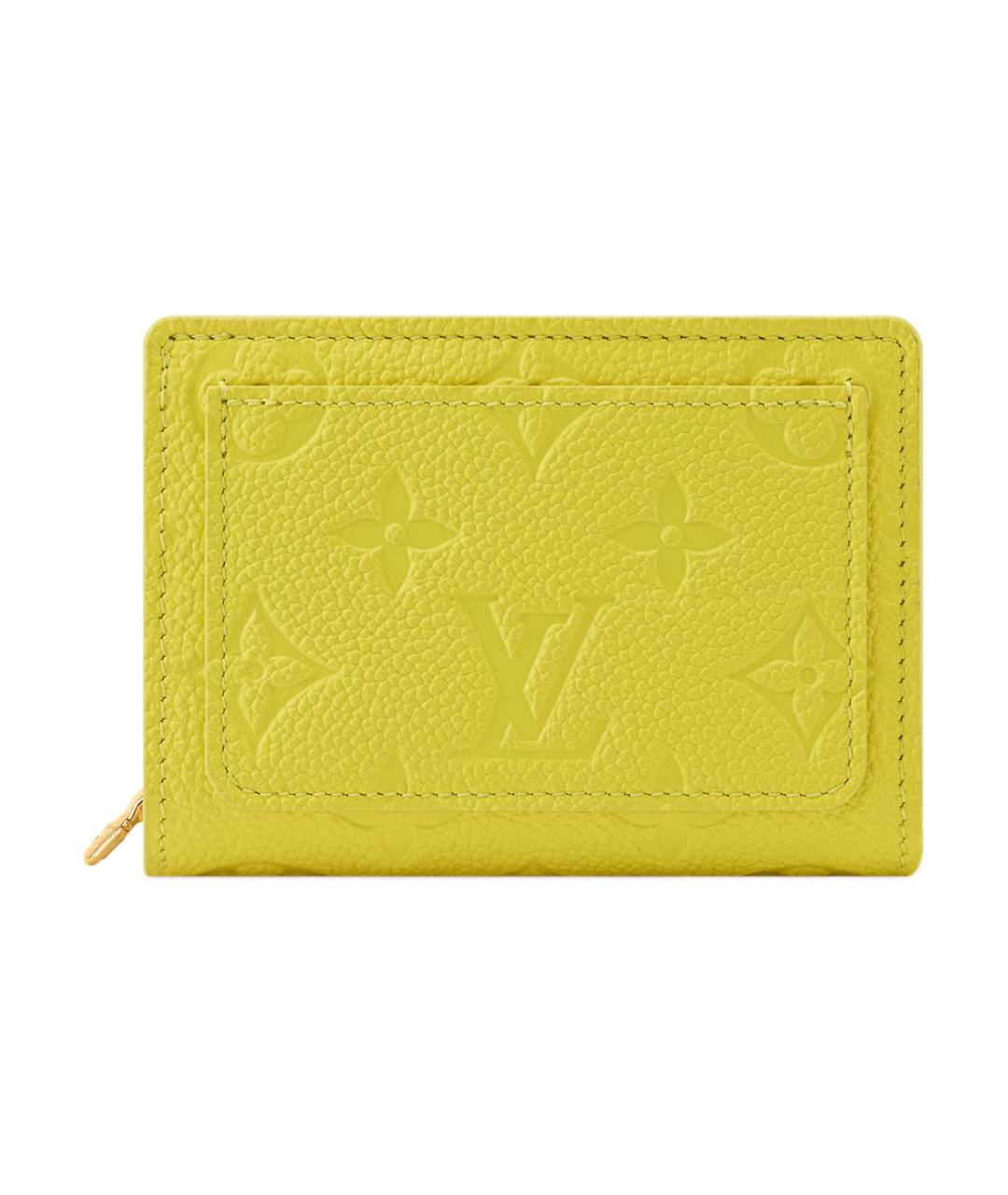 LOUIS VUITTON Желтый кошелек, фото 3