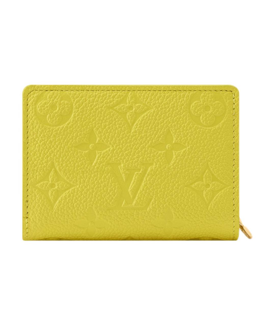 LOUIS VUITTON Желтый кошелек, фото 1