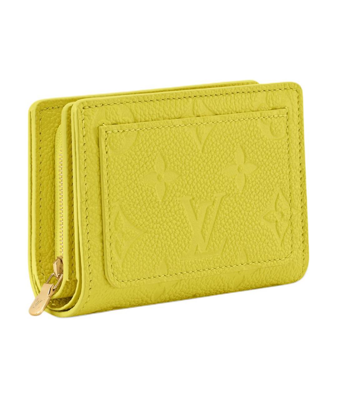 LOUIS VUITTON Желтый кошелек, фото 2