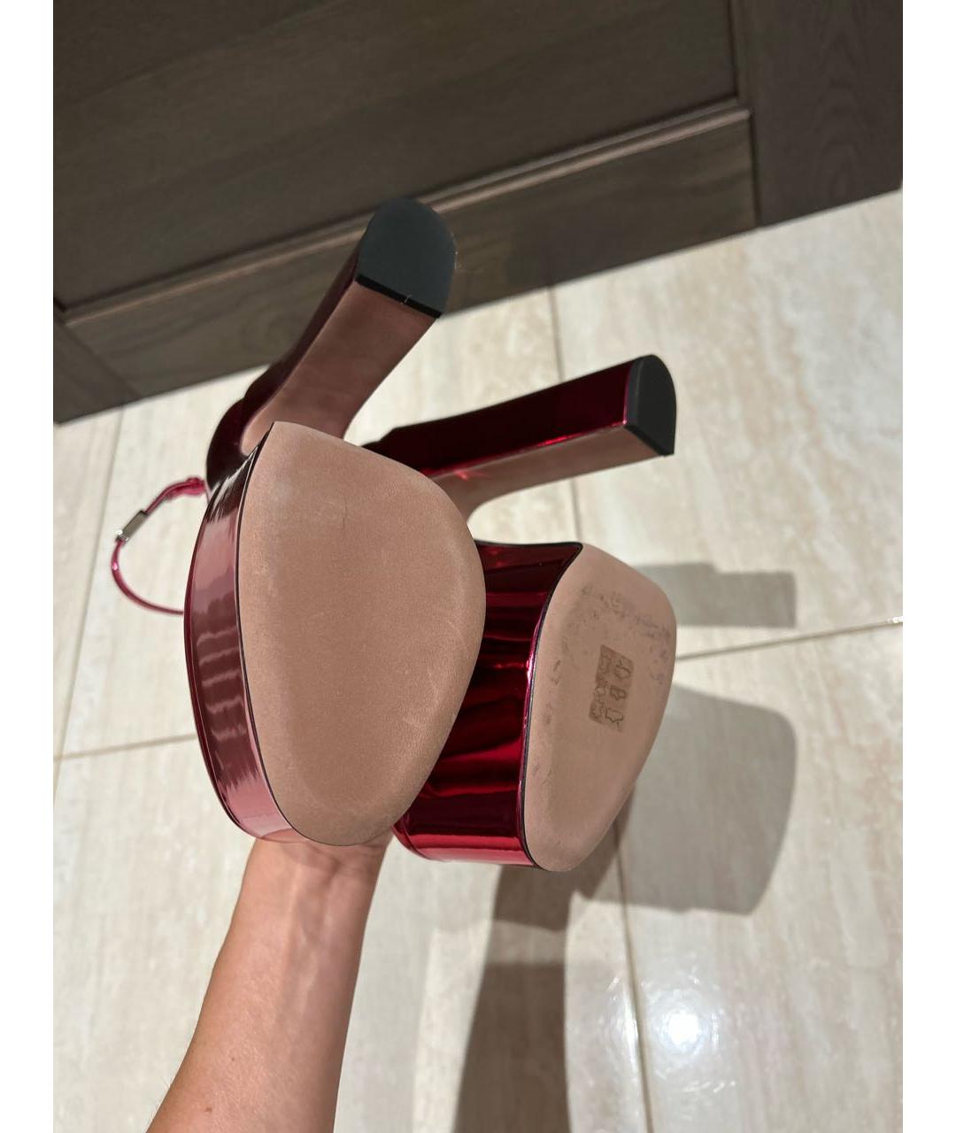 VALENTINO Розовые кожаные туфли, фото 5