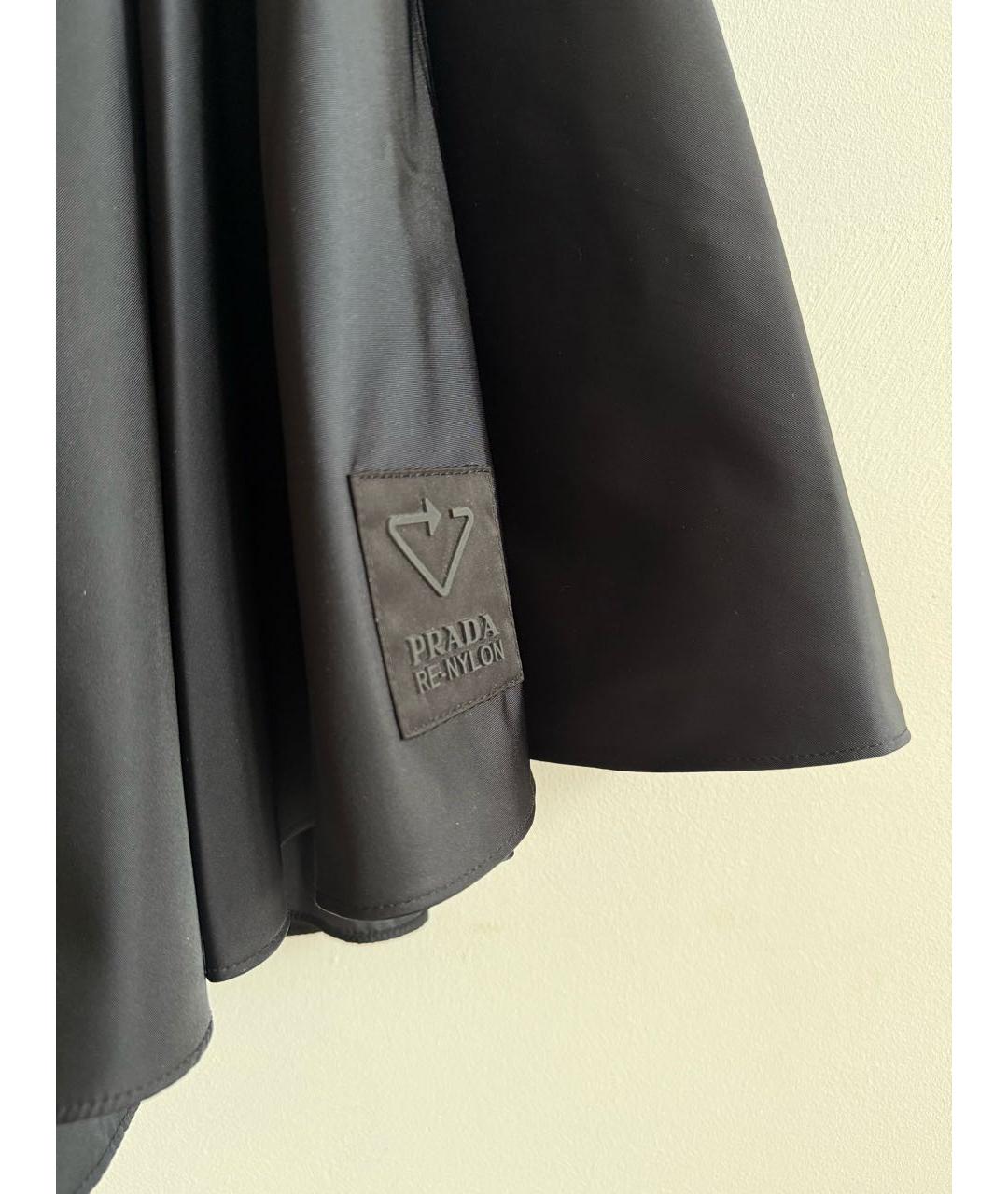 PRADA Черная юбка миди, фото 4