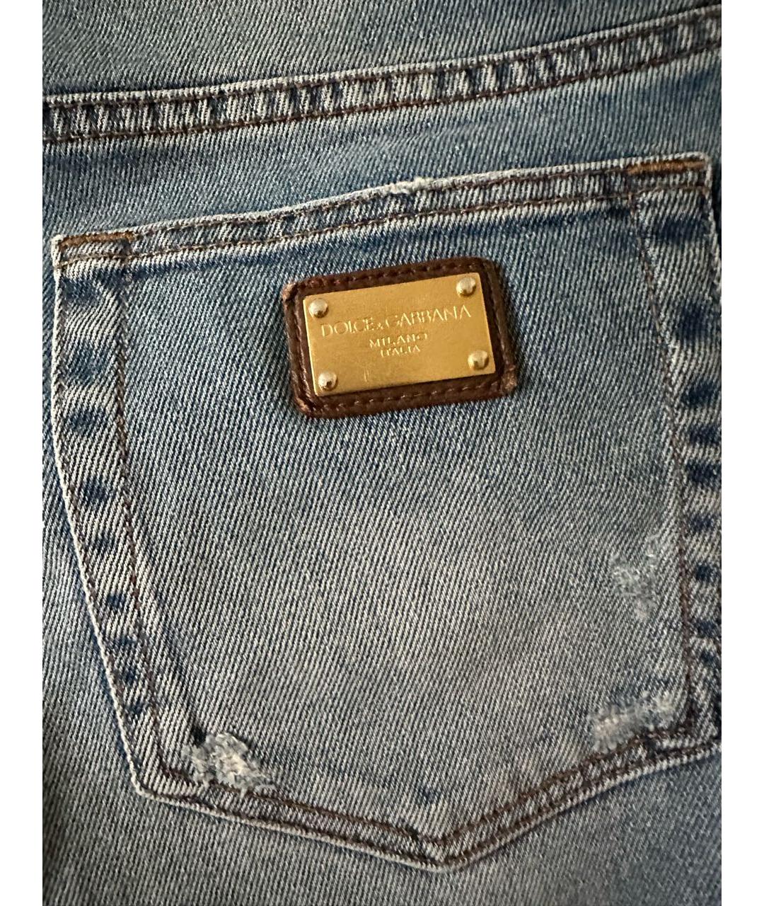 DOLCE&GABBANA Синие джинсы, фото 3