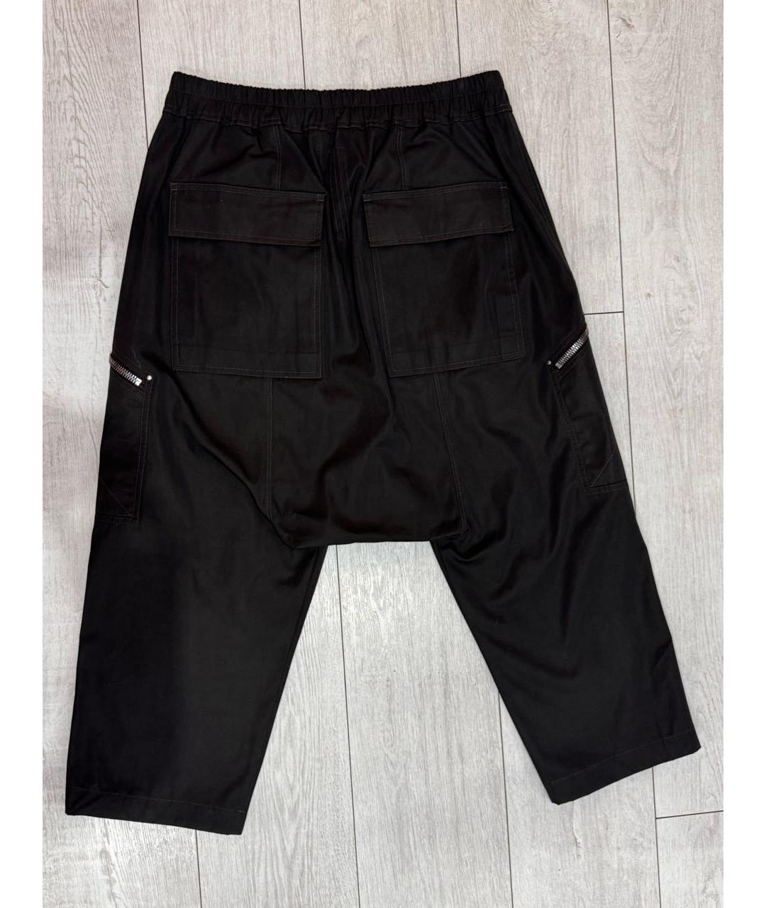 RICK OWENS Серые полиэстеровые повседневные брюки, фото 2