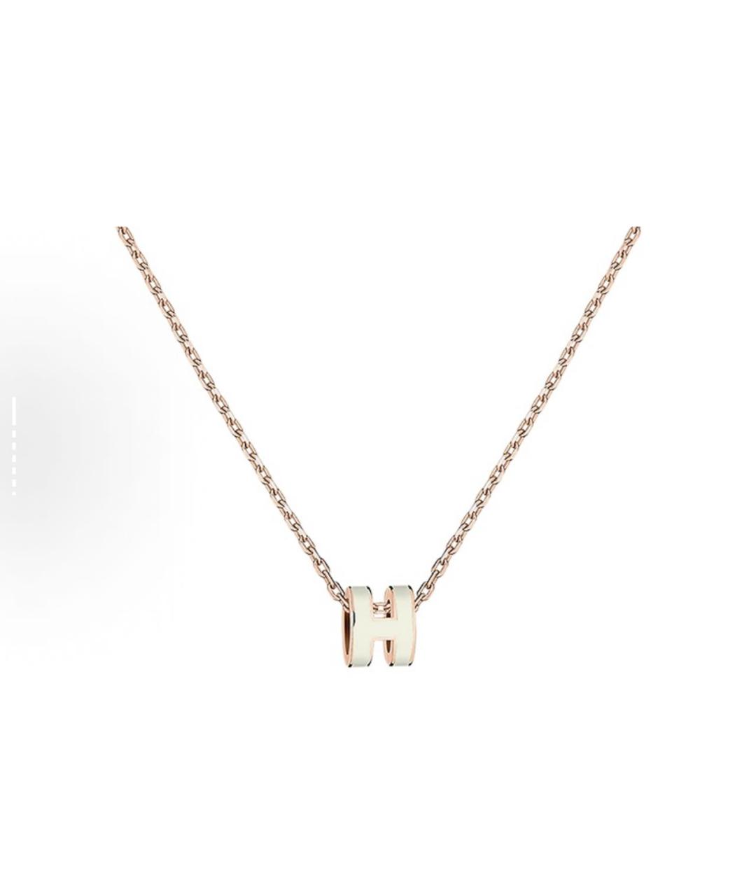 HERMES Золотая подвеска, фото 4