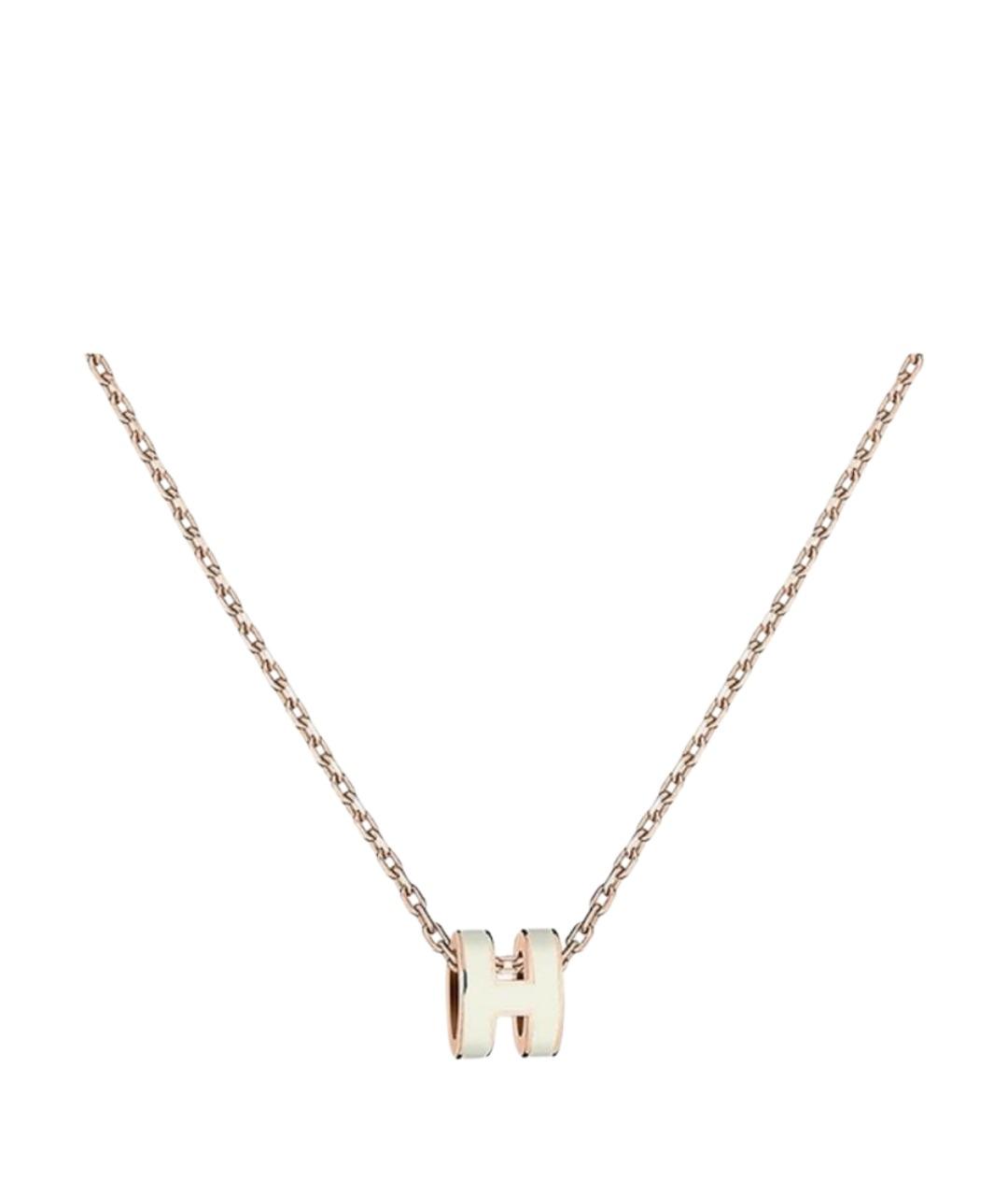 HERMES Золотая подвеска, фото 1