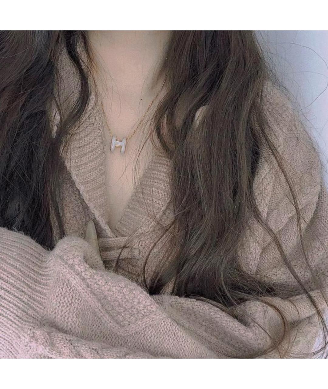 HERMES Золотая подвеска, фото 3
