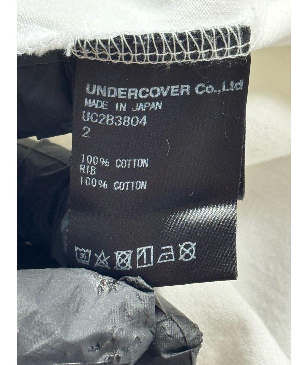 UNDERCOVER Белая хлопковая футболка, фото 7