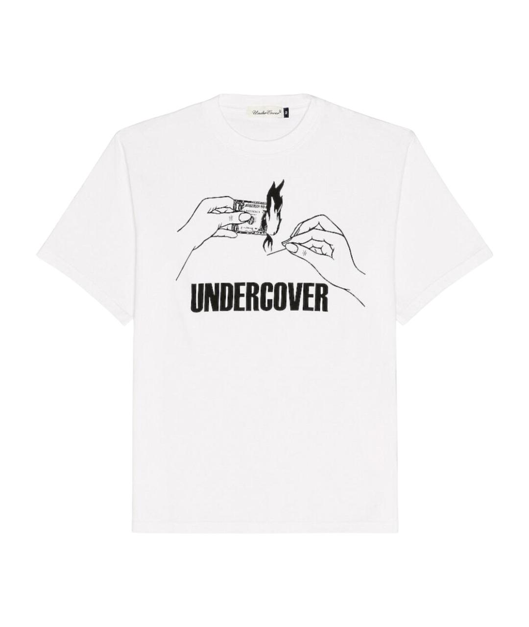UNDERCOVER Белая хлопковая футболка, фото 1