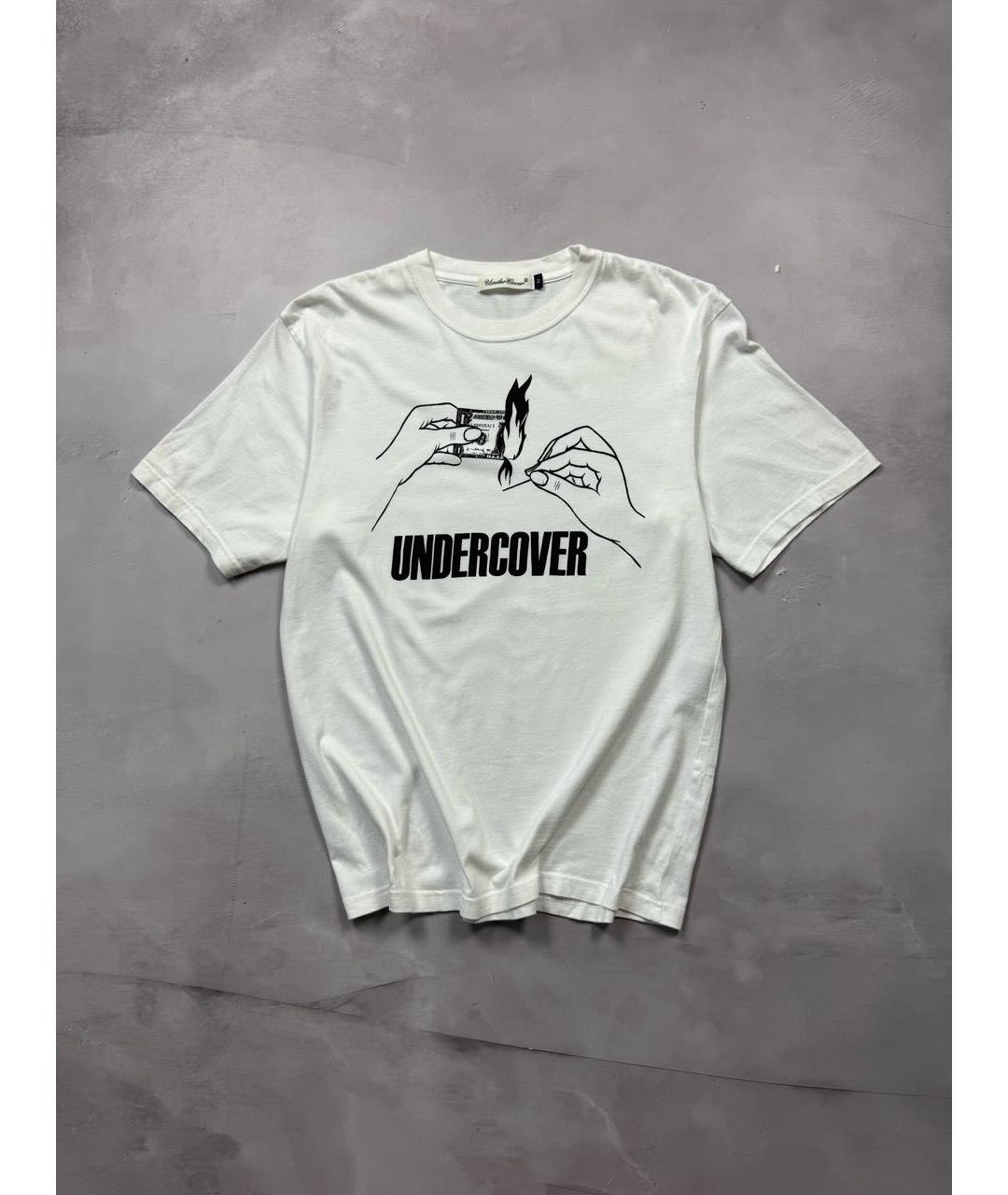 UNDERCOVER Белая хлопковая футболка, фото 2