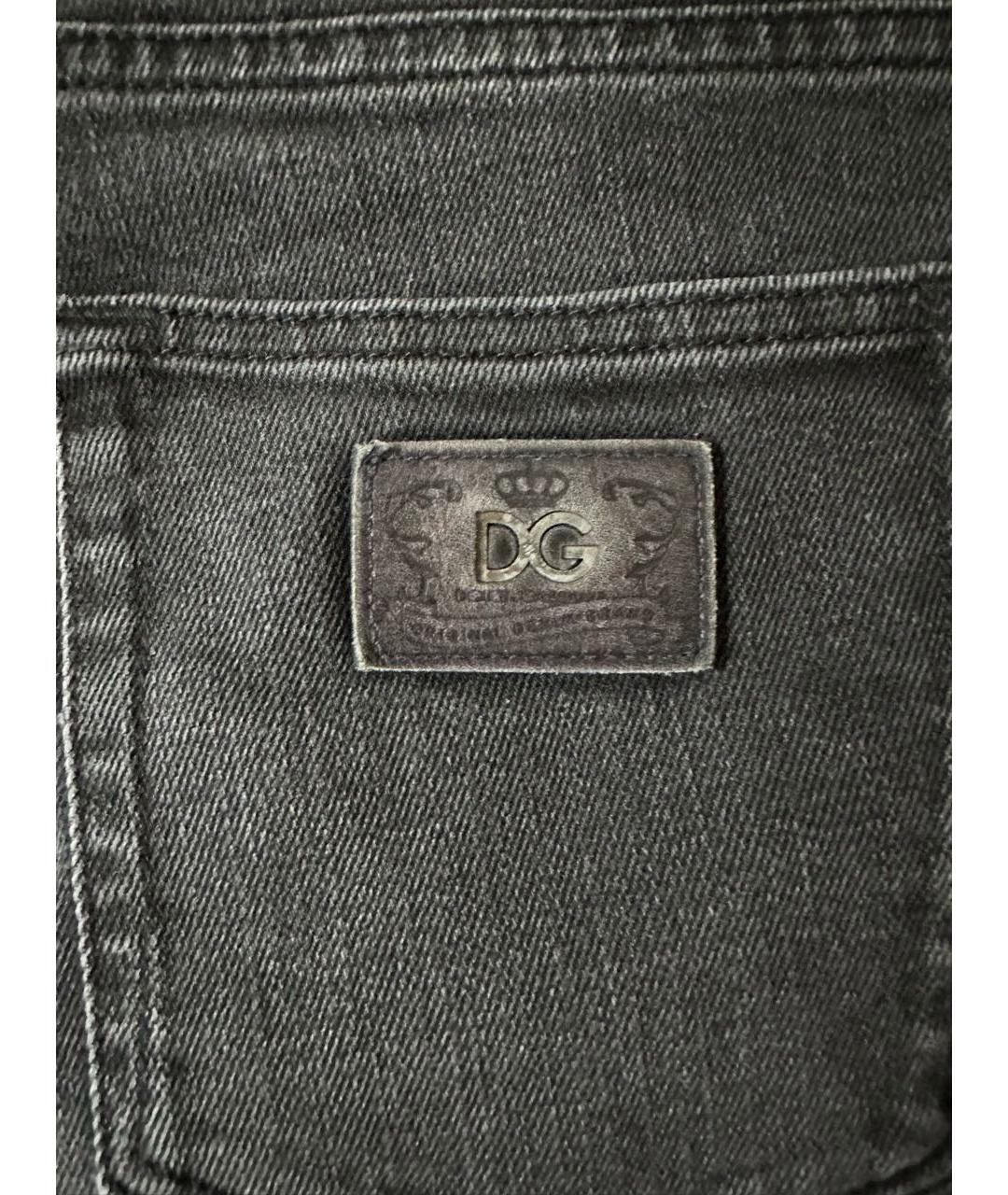 DOLCE&GABBANA Антрацитовые джинсы, фото 3