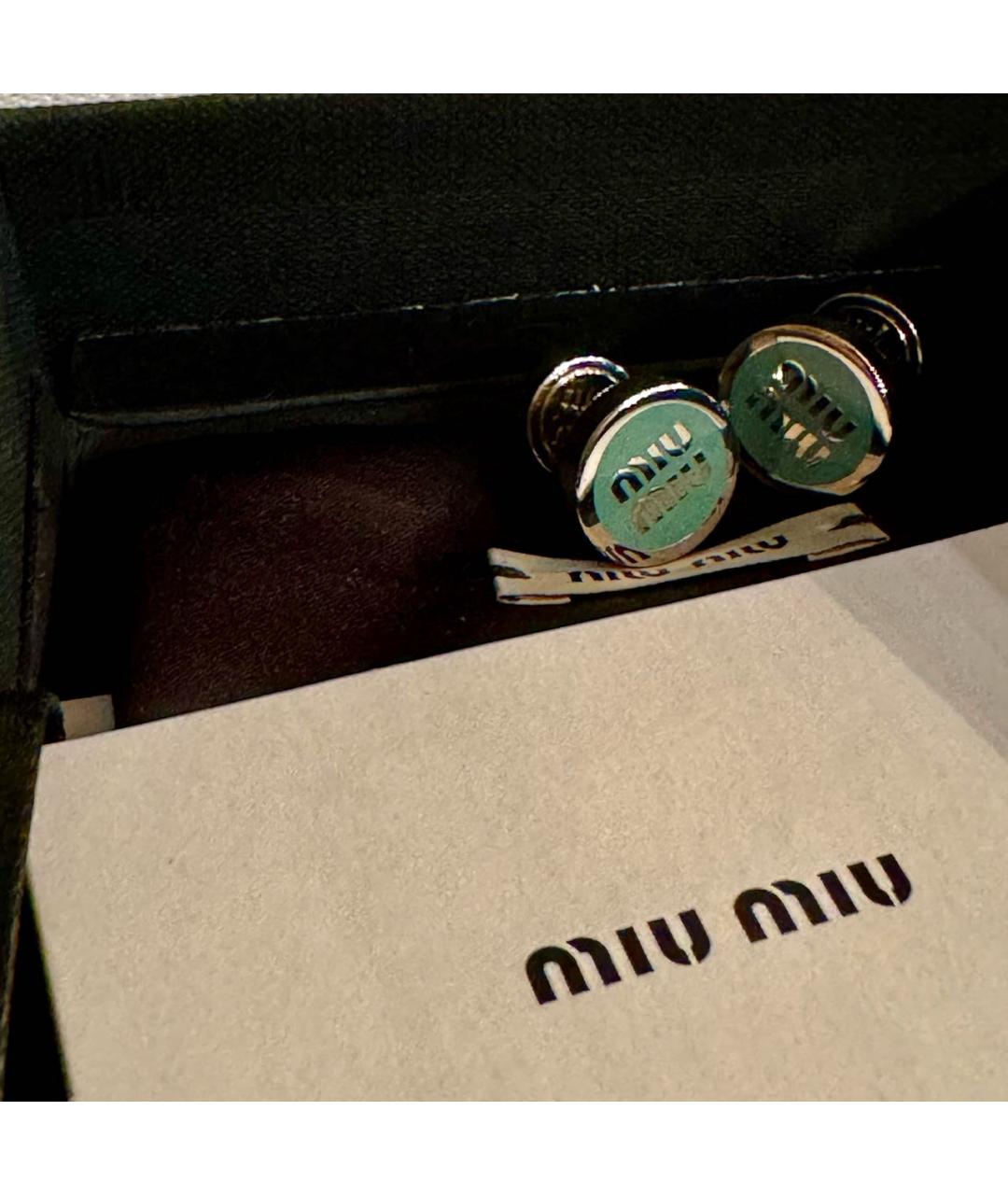 MIU MIU Металлические серьги, фото 4
