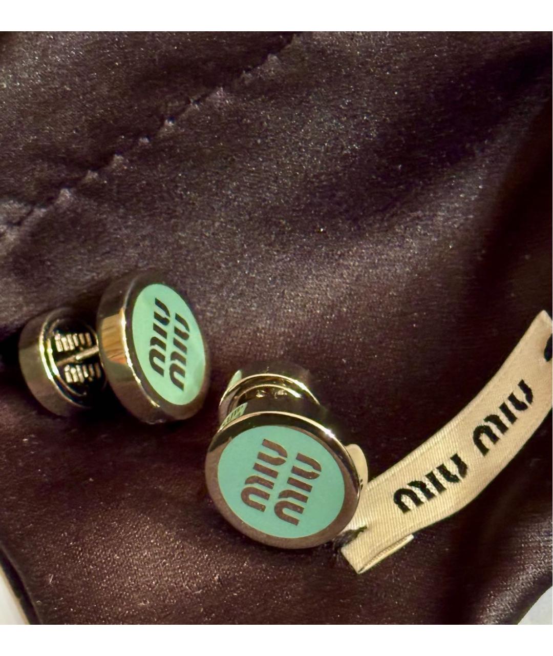 MIU MIU Металлические серьги, фото 6