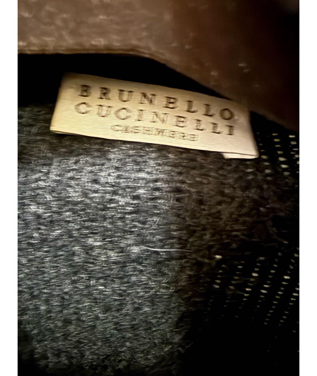 BRUNELLO CUCINELLI Серый кашемировый кардиган, фото 2