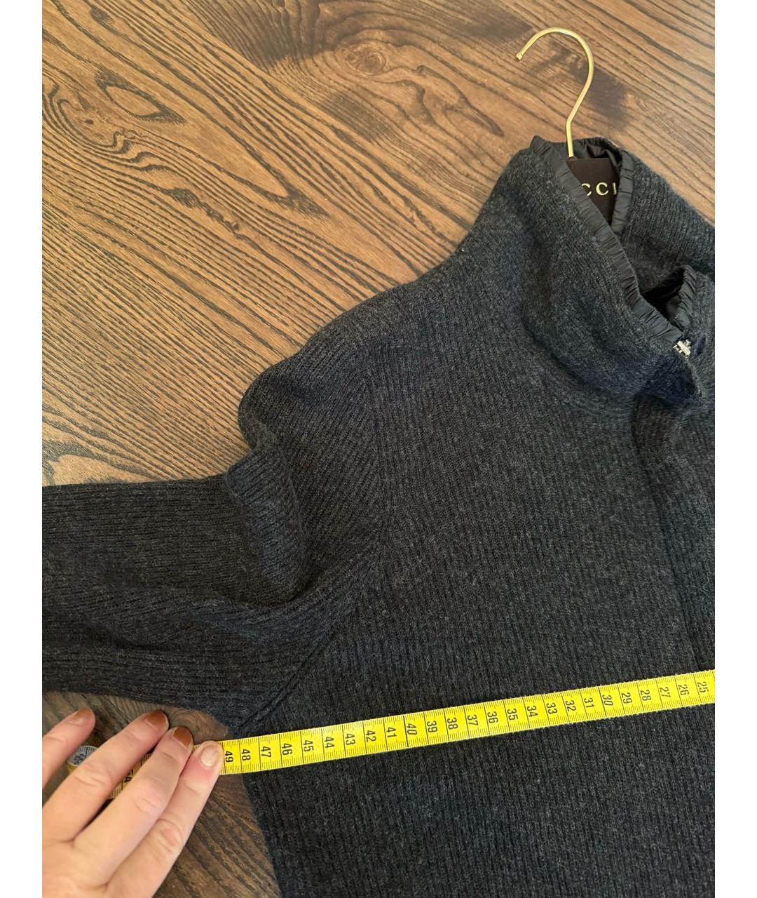 BRUNELLO CUCINELLI Серый кашемировый кардиган, фото 4