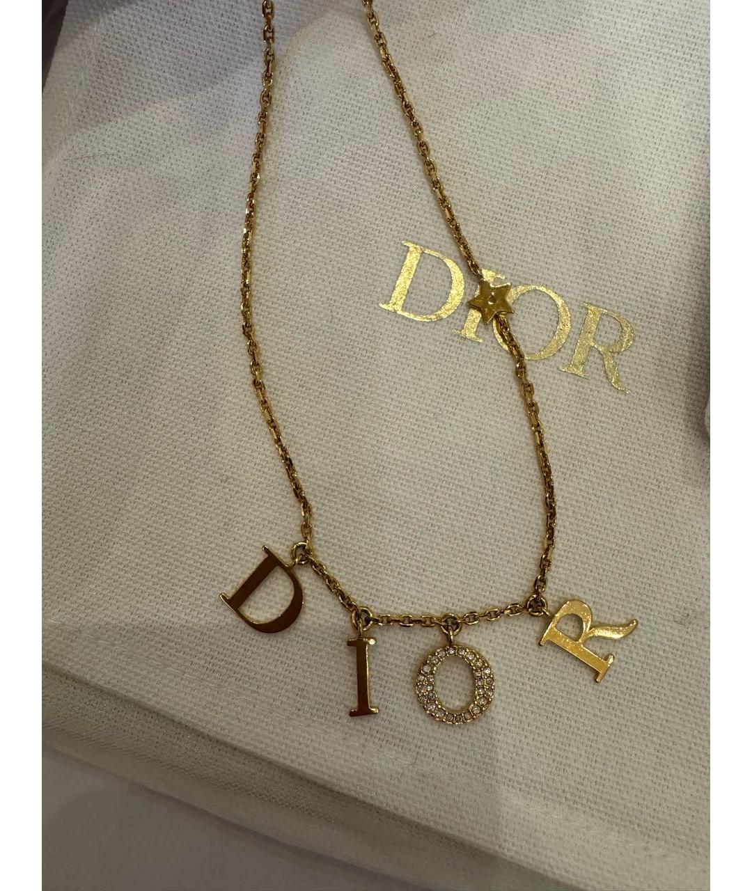 CHRISTIAN DIOR Желтая подвеска из желтого золота, фото 5
