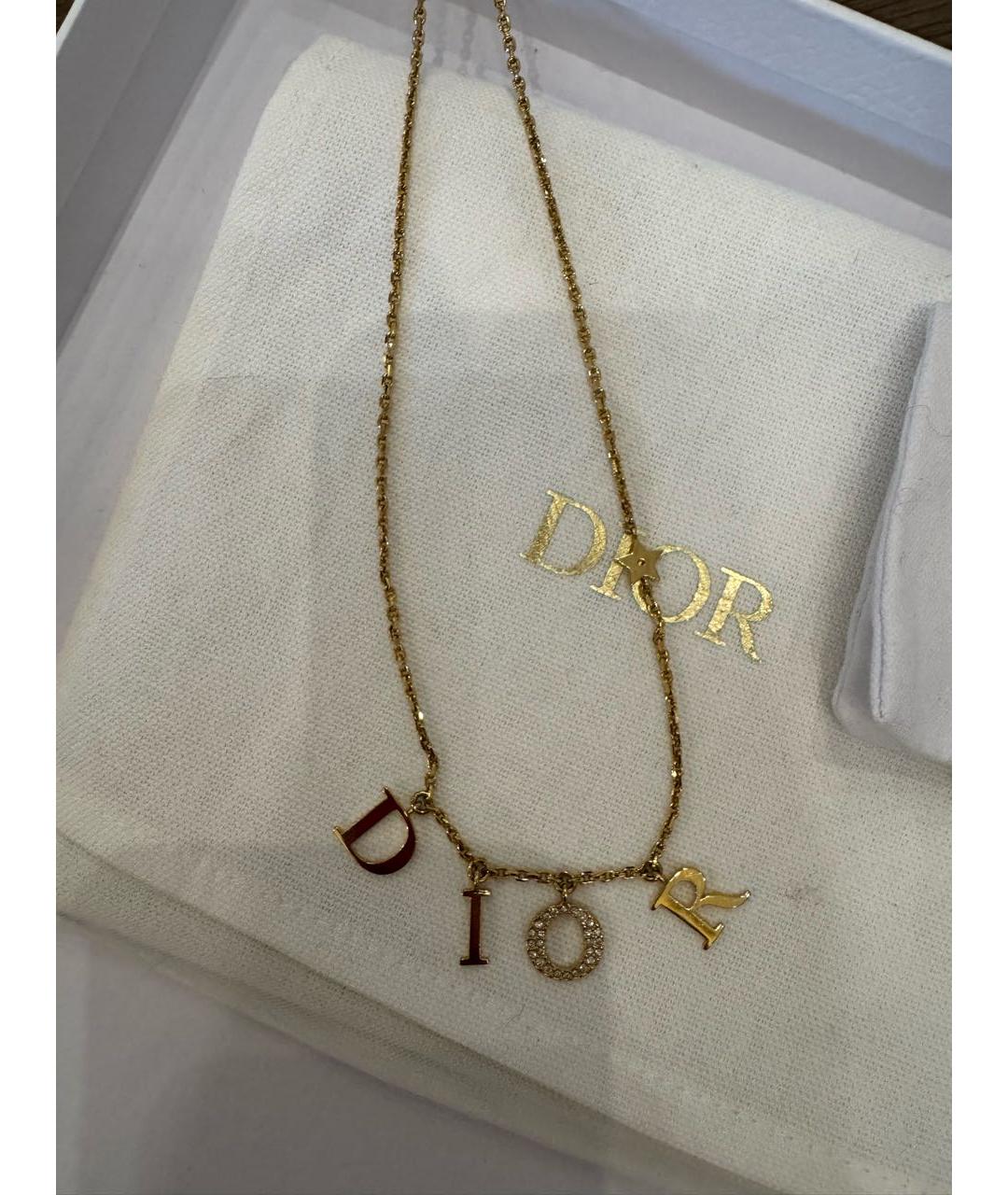 CHRISTIAN DIOR Желтая подвеска из желтого золота, фото 2