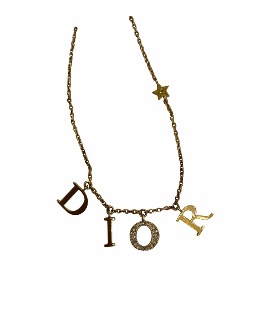 CHRISTIAN DIOR Желтая подвеска из желтого золота, фото 1