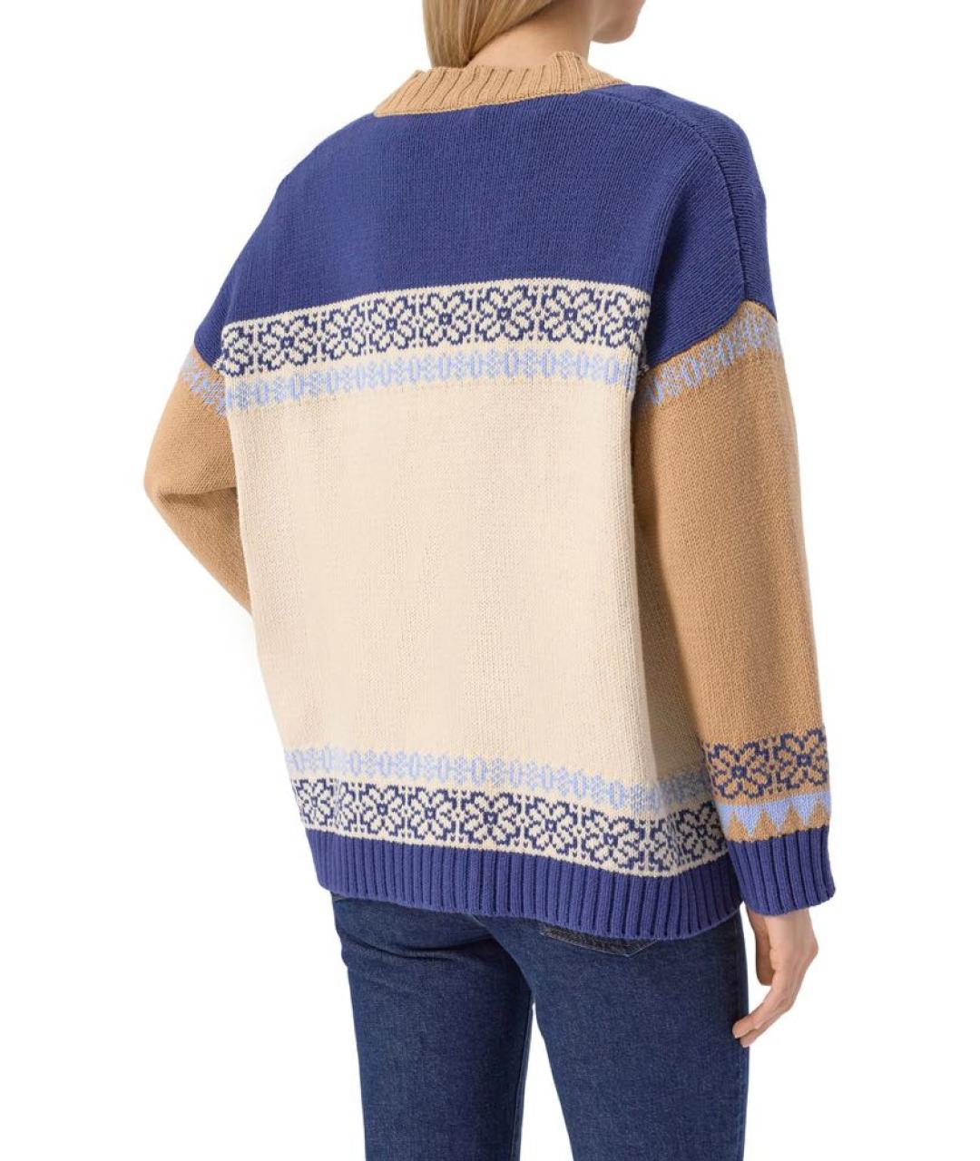 WEEKEND MAX MARA Мульти хлопковый кардиган, фото 4