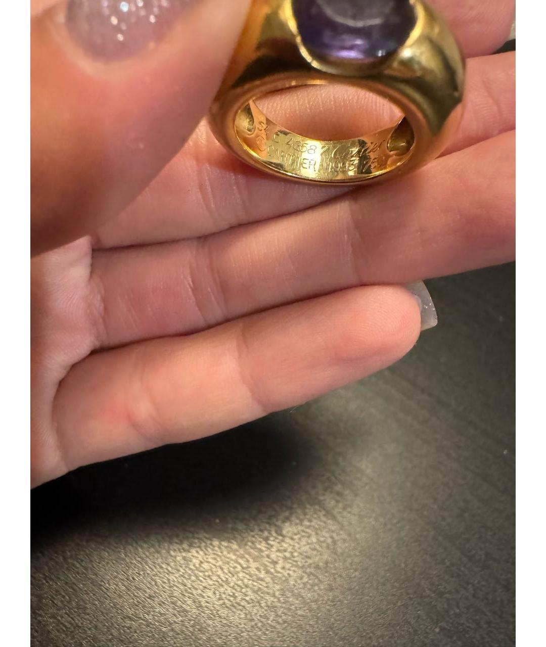 CARTIER Желтое кольцо из желтого золота, фото 3