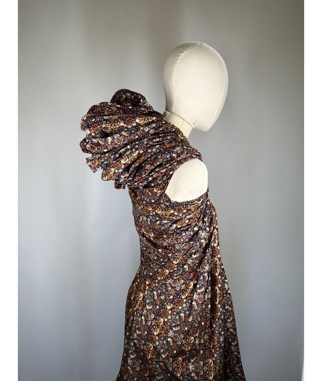 JUNYA WATANABE Мульти хлопковое коктейльное платье, фото 4